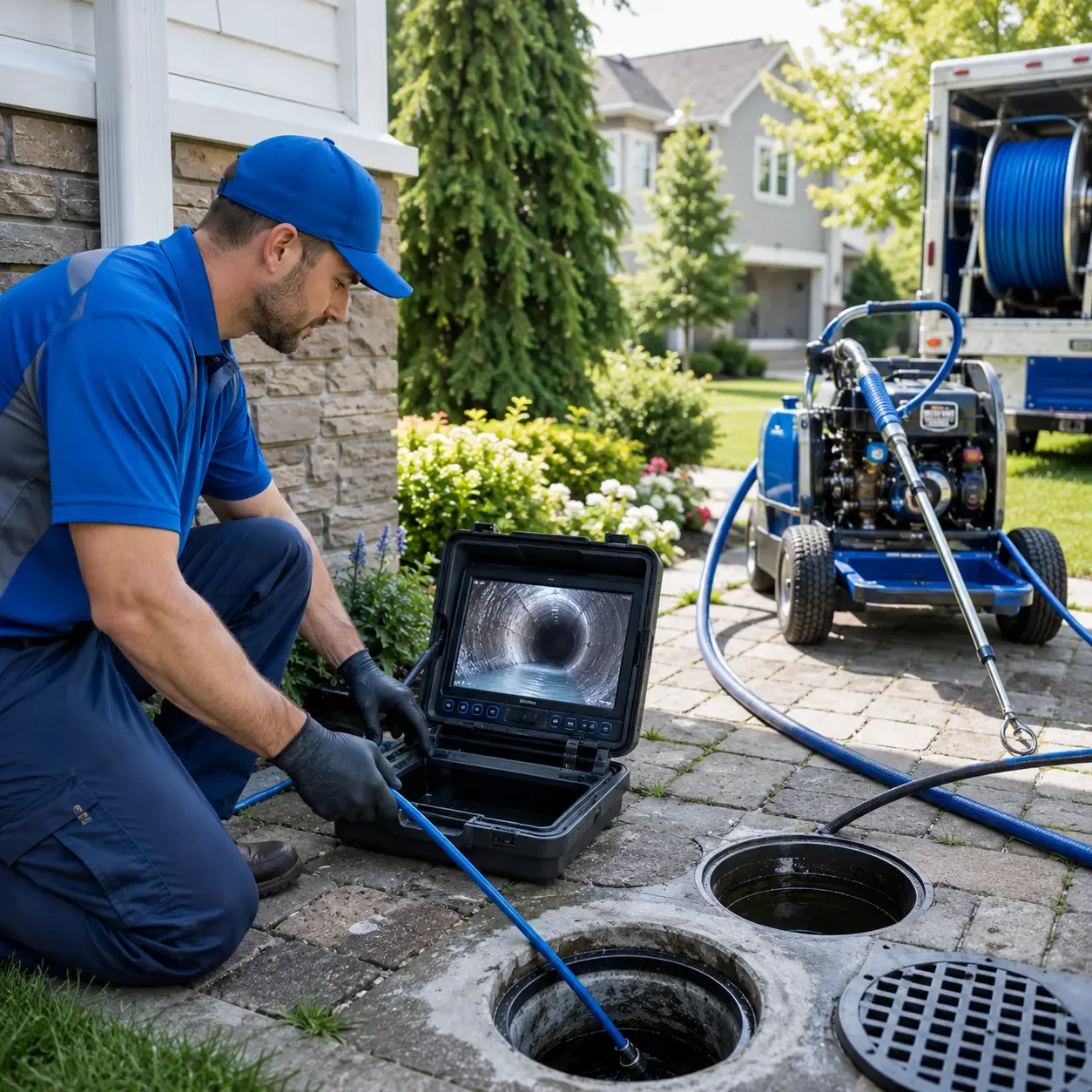 Outdoor drain cleaning professionals serving Bad Axe, MI